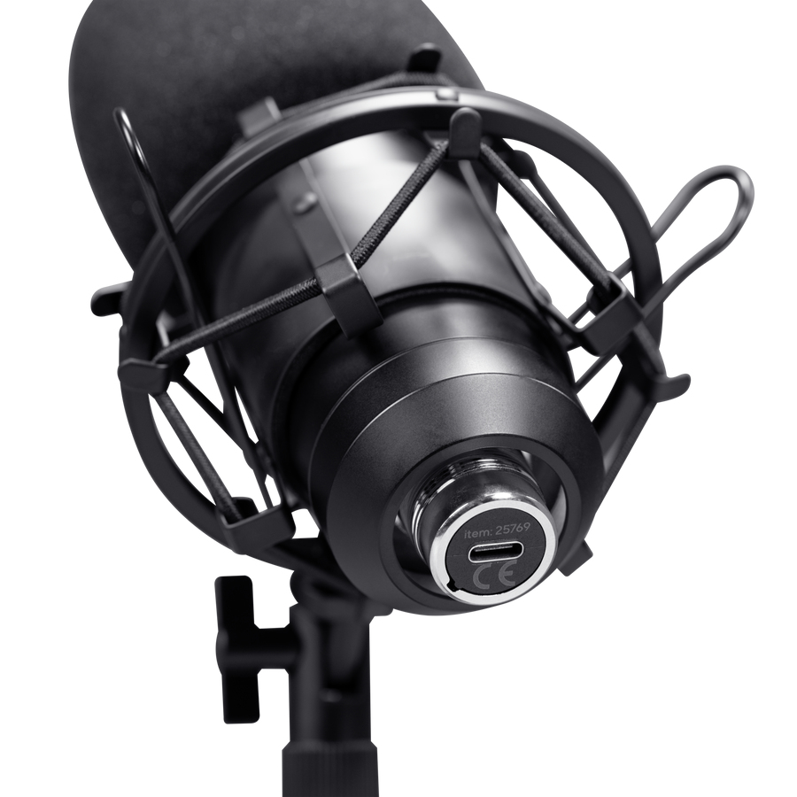 Trust GXT 269 EMITA II Streaming USB hljóðnemi á standi, svartur - image 11 [d23b65b0b9]