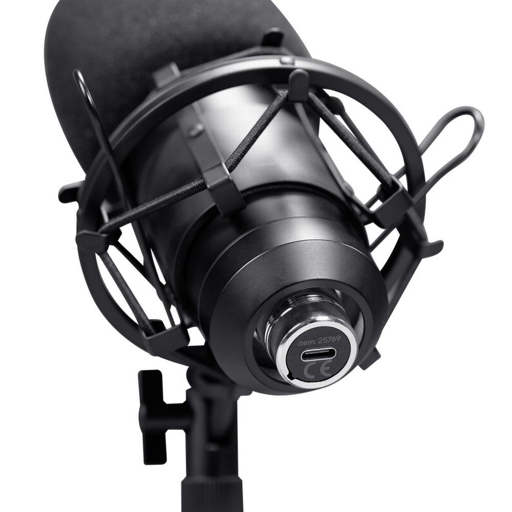 Trust GXT 269 EMITA II Streaming USB hljóðnemi á standi, svartur - image 12 [bbb4e7a009]