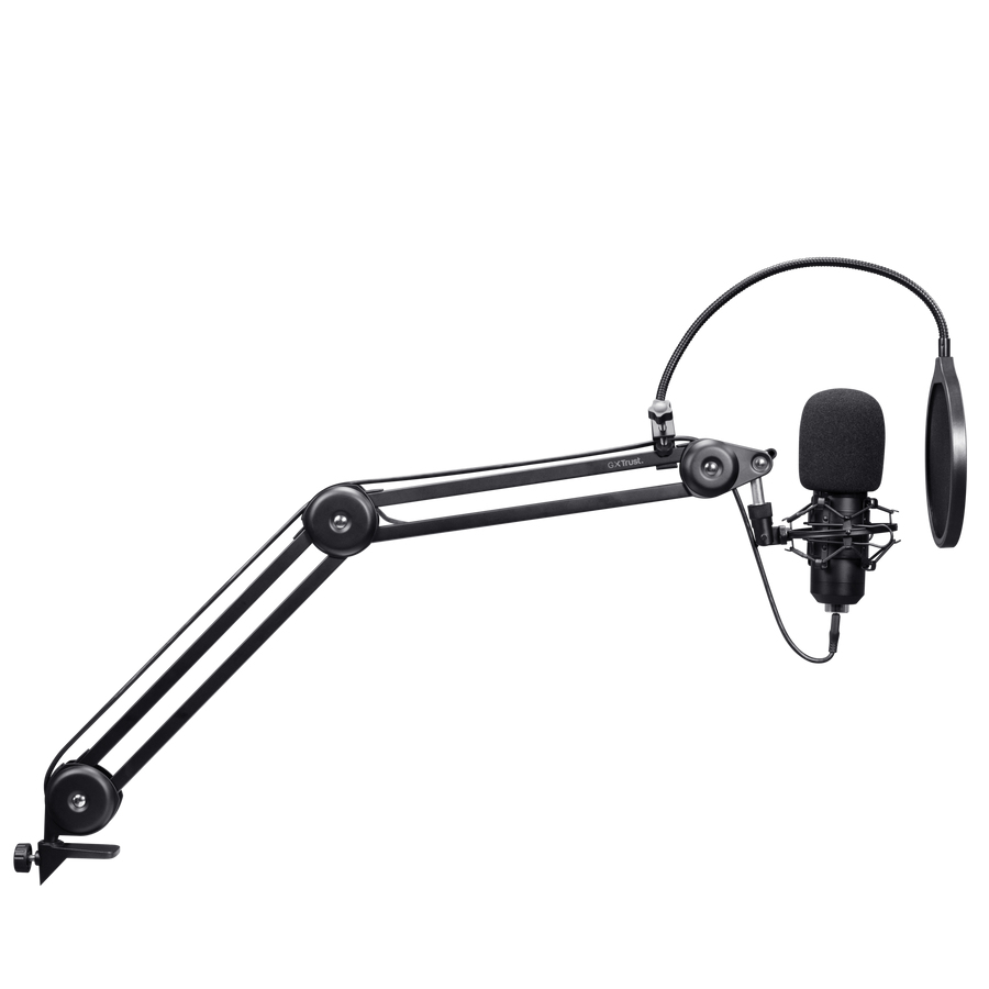 Trust GXT 270 EMITA+ II Streaming USB hljóðnemi með armi, svartur - image 13 [f04b871b48]