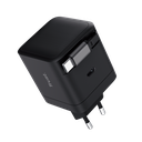 65W Trust Maxo USB-C PPS PD hleðslutæki með útdraganlegum USB-C kapli, svartur - image 2 [5bc3562531]