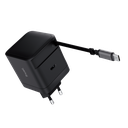 65W Trust Maxo USB-C PPS PD hleðslutæki með útdraganlegum USB-C kapli, svartur - image 4 [6f1b5f3c6d]