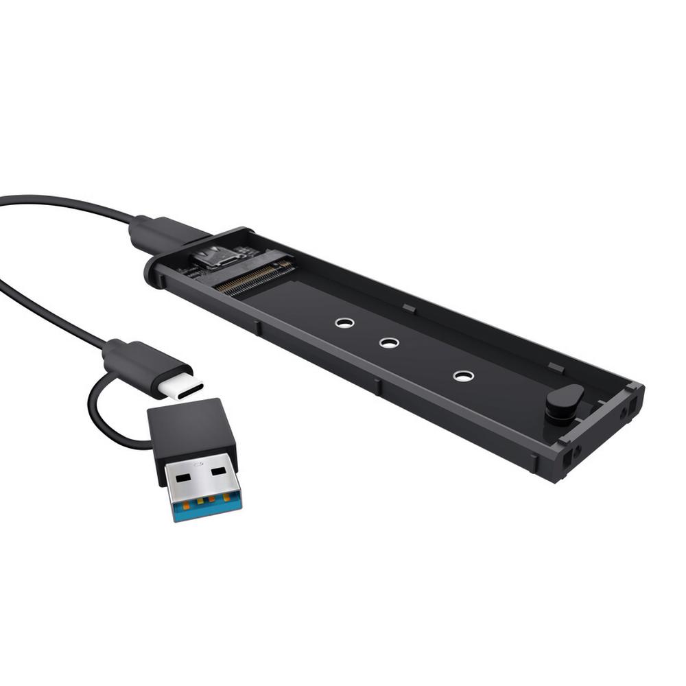 Trust 80mm M.2 SSD hýsing, USB-C, Key M, Svört - image 6 [c5f143322d]