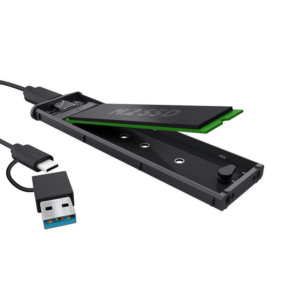 Trust 80mm M.2 SSD hýsing, USB-C, Key M, Svört - image 8 [dc40705854]