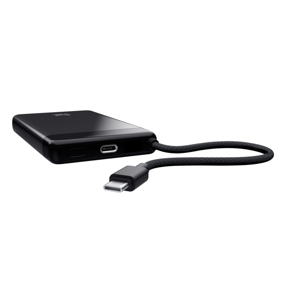 Trust Fiera 10.000mAh 20W USB-C ferðarafhlaða með USB-C snúru og LED skjá, svört - image 4 [aed300cc81]