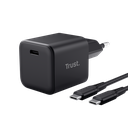 65W Trust Maxo Ultra-Small USB-C PPS PD hleðslutæki með USB-C kapli, svartur - image 3 [d2f9edd903]