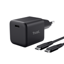 65W Trust Maxo Ultra-Small USB-C PPS PD hleðslutæki með USB-C kapli, svartur - image 4 [0a7bb2d2a6]