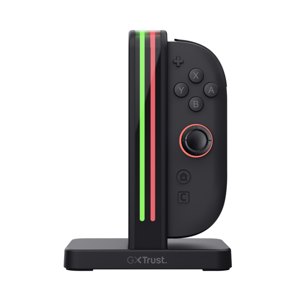 Trust GXT 1256 4in1 Joy-Con2 hleðsludokka fyrir Nintendo Switch 2, Svört - image 3 [f7e8ffeb79]
