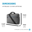 HP Prelude 15.6" hliðartaska, grá - image 9 [d4946cb2d4]