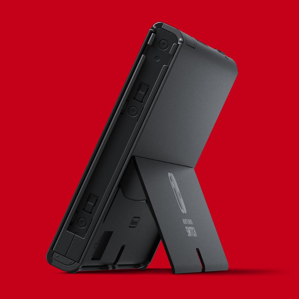 Nintendo Switch OLED leikjatölva með rauðum og bláum joycon - image 10 [f2a983fd36]