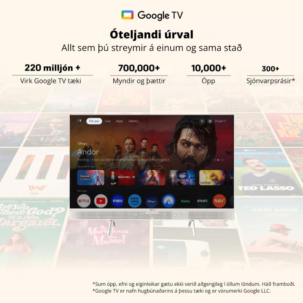 Metz 32" QLED+ HD HDR10 Google TV ferðasnjallsjónvarp - image 7 [e37f1c8a7f]
