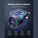 75W UGREEN 2x USB-C, 1x USB-A PPS PD QC hleðslutæki í bíl - image 11 [be817906a0]