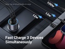 130W UGREEN 2x USB-C, 1x USB-A PPS PD QC hleðslutæki í bíl - image 16 [7653df3ffd]