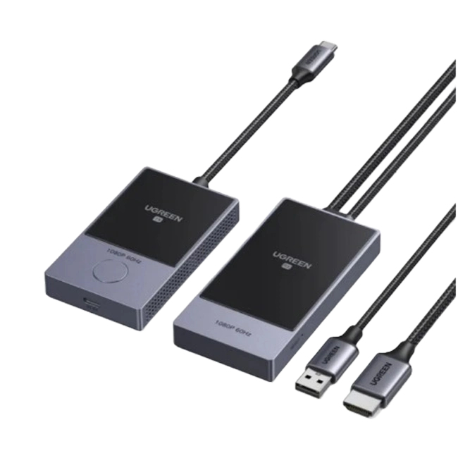 UGREEN 1080p@60Hz þráðlaus USB-C myndmerkjasendir og HDMI móttakari - image 2 [2856770c8d]