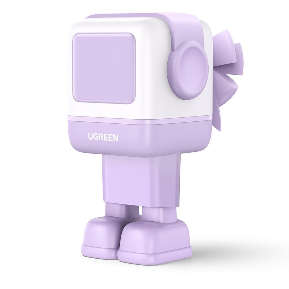 65W UGREEN Uno 2x USB-C, 1x USB-A PPS PD QC GaN hleðslutæki, fjólublátt - image 4 [7b2fb6b32f]