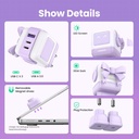 65W UGREEN Uno 2x USB-C, 1x USB-A PPS PD QC GaN hleðslutæki, fjólublátt - image 16 [e8f9070b50]