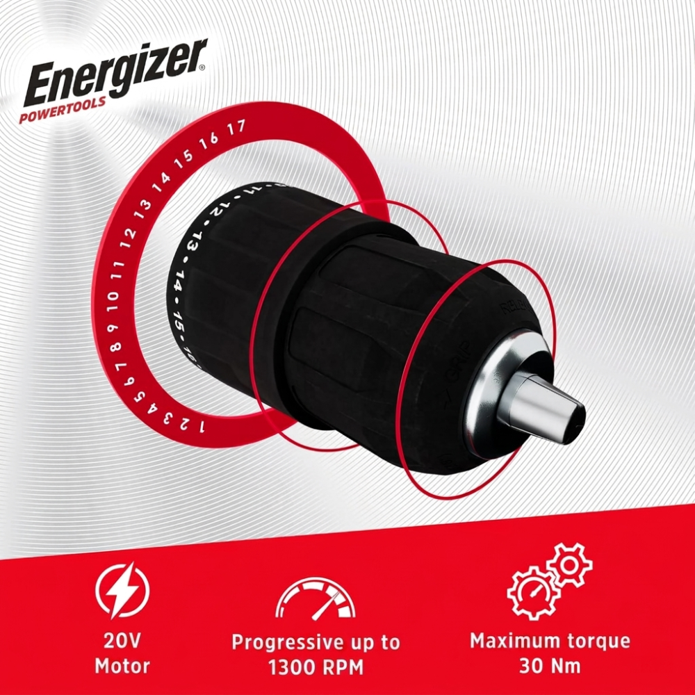 Energizer 20V Borvél 10mm, án rafhlöðu - image 3 [00181871d7]