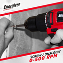 Energizer 20V Borvél 10mm með kolalausum mótor, án rafhlöðu - image 4 [ca8146398e]
