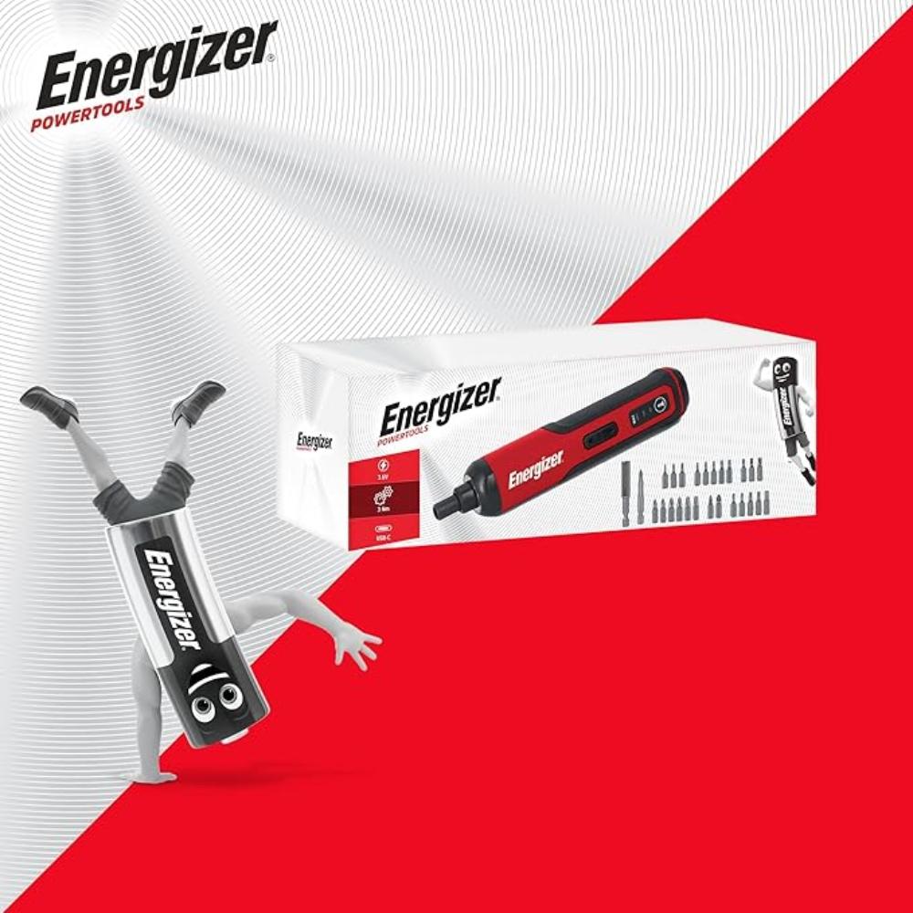 Energizer 3.6V þráðlaust skrúfjárn, 24x bitar, 50mm CRV, 60mm holder, hleðslurafhlaða, USB-C - image 5 [892ca9a4b7]