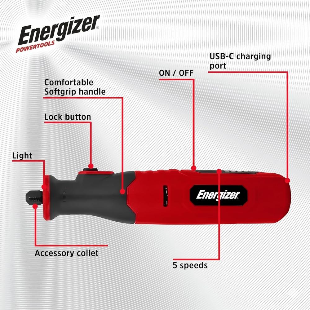 Energizer 3.6V Föndurfræsari með aukahlutum - image 3 [0009c8a1b7]