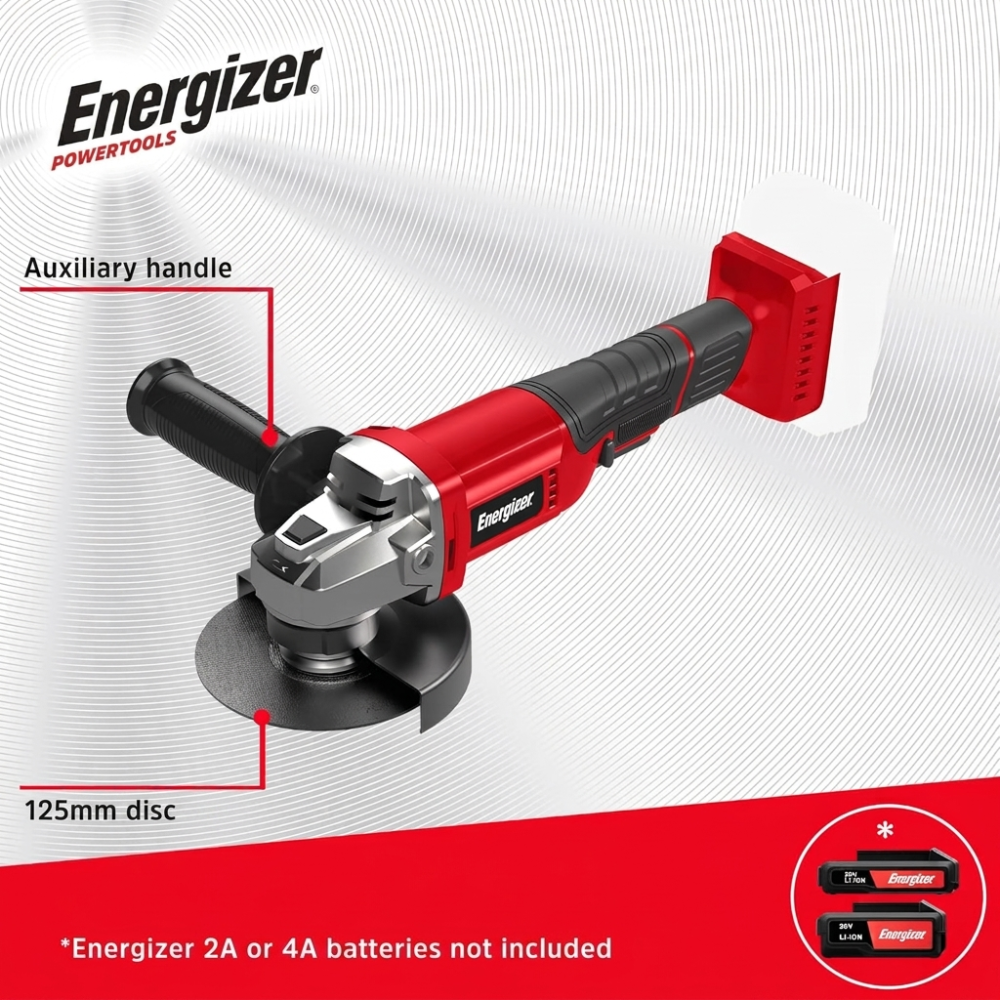 Energizer 20V Slípirokkur, án rafhlöðu - image 2 [396c3dffc3]