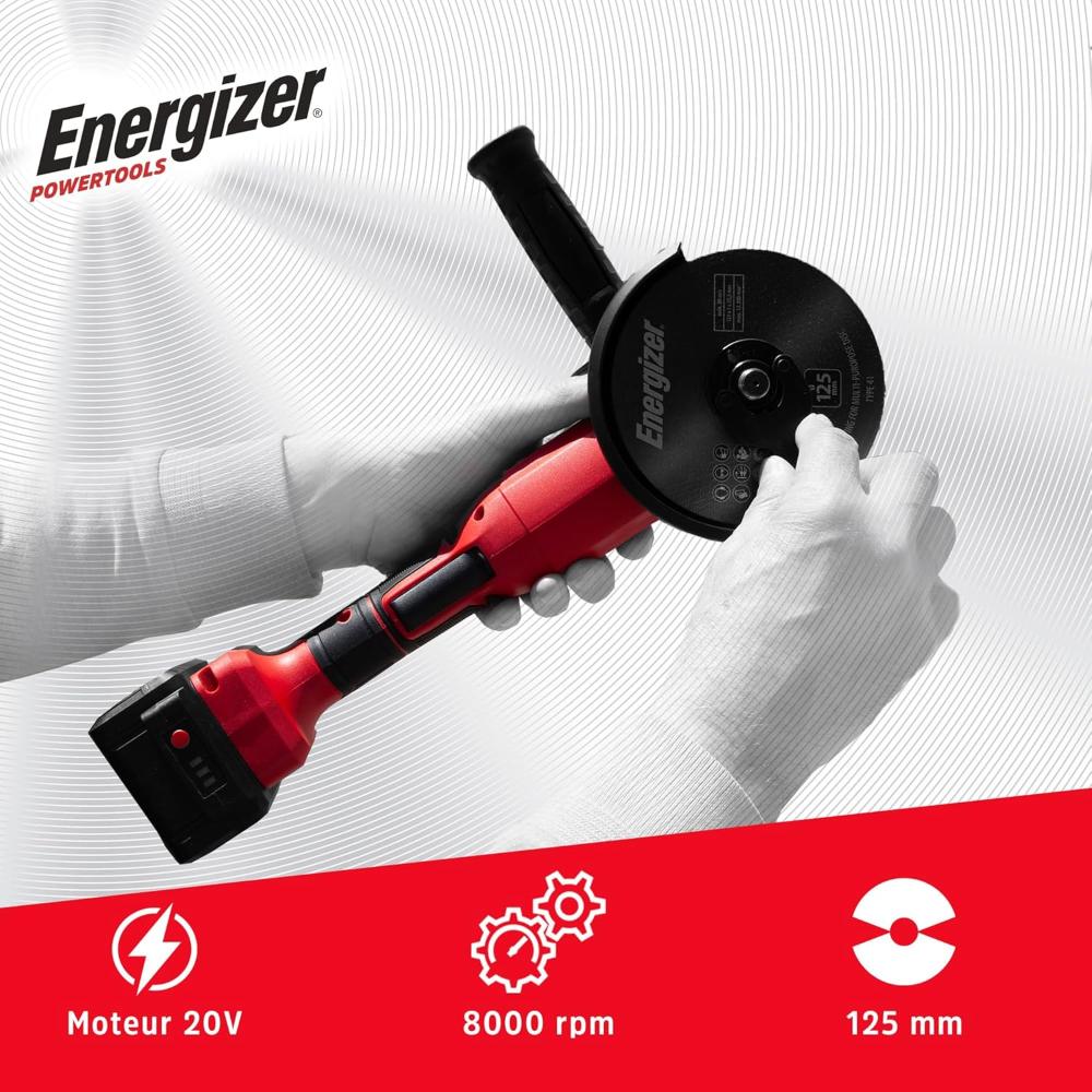 Energizer 20V Slípirokkur, án rafhlöðu - image 3 [8ff2dcc193]