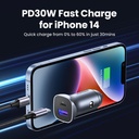 30W UGREEN 1x USB-C, 1x USB-A PD hleðslutæki í bíl - image 10 [7bf55fefb7]