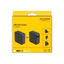 65W Delock 2x USB-C PD EU/UK/US breytikló og hleðslutæki - image 8 [df771b840b]