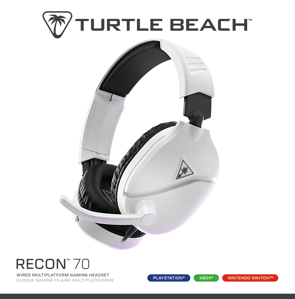 Turtle Beach Recon 70 leikjaheyrnartól með hljóðnema, hvít - image 19 [104bf901db]