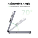 15W UGREEN Qi2 MagSafe þráðlaus 2-in-1 hleðslustöð, grá - image 7 [4f223079ec]
