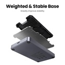 15W UGREEN Qi2 MagSafe þráðlaus 2-in-1 hleðslustöð, grá - image 9 [2a9e7d7e51]