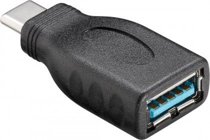USB-A í USB-C 2.0 Nano breytistykki, svart - image 2 [ddd1720b68]