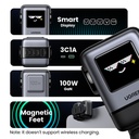 100W UGREEN Uno 3x USB-C, 1x USB-A PPS PD QC GaN hleðslutæki, svart - image 7 [1c7ccbe557]