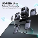 100W UGREEN Uno 3x USB-C, 1x USB-A PPS PD QC GaN hleðslutæki, svart - image 16 [b4d3e5aa59]
