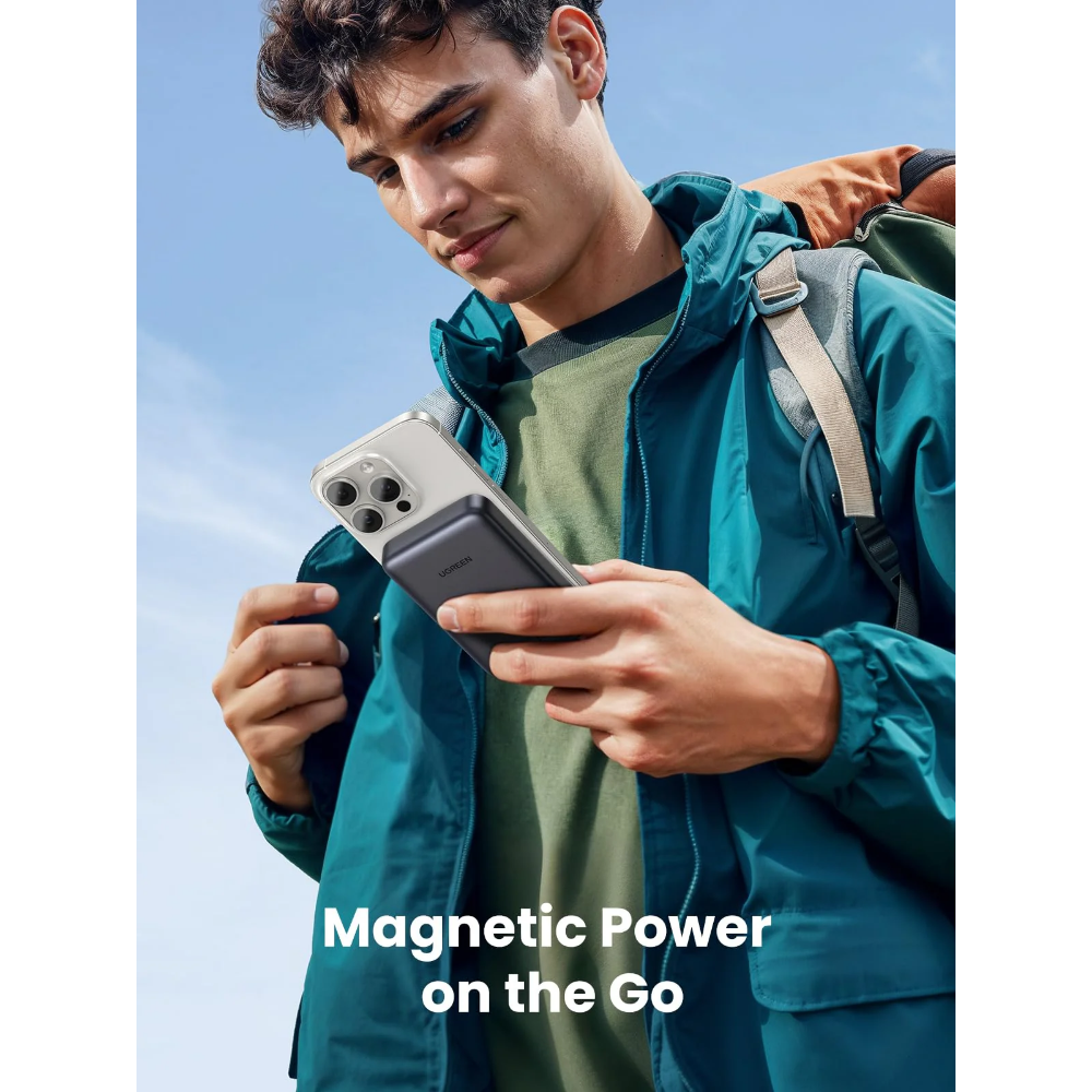 UGREEN 10.000mAh 30W Qi2, MagSafe 15W, ferðarafhlaða - image 10 [c62ec3701d]