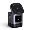 15W UGREEN Uno Qi2 MagSafe þráðlaust 2-in-1 helðslutæki, svart - image 2 [36c4637014]