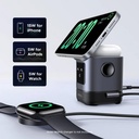 15W UGREEN Uno Qi2 MagSafe þráðlaust 2-in-1 helðslutæki, svart - image 11 [481b8dc523]