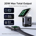 15W UGREEN Uno Qi2 MagSafe þráðlaust 2-in-1 helðslutæki, svart - image 15 [788a7b9153]