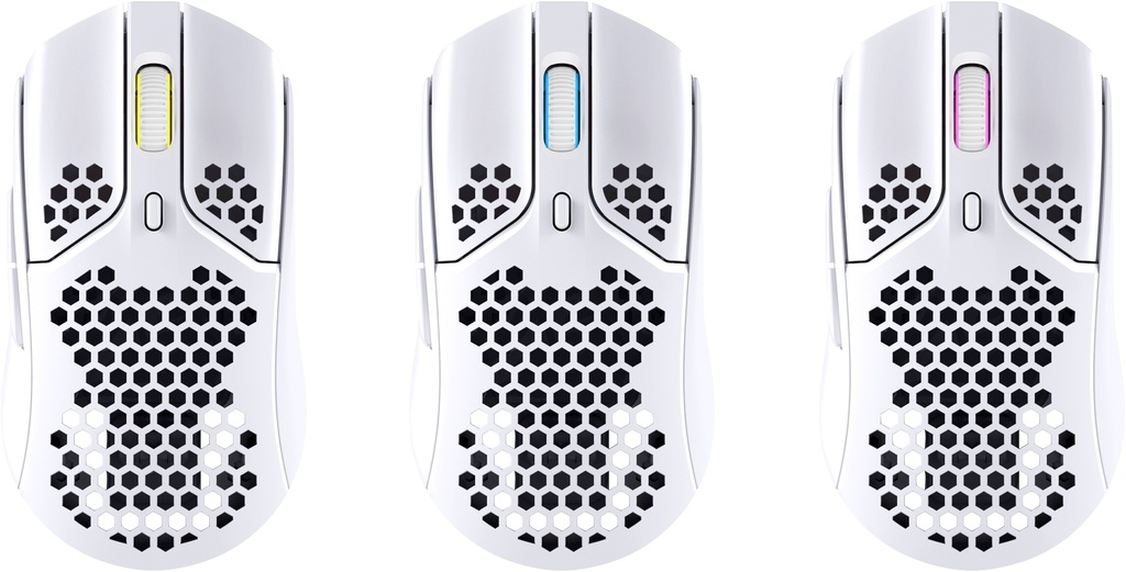 HP HyperX Pulsfire þráðlaus leikjamús, hvit - image 11 [043076a6b5]