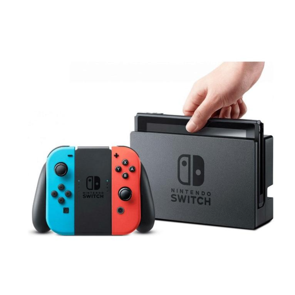 Nintendo Switch leikjatölva með rauðum og bláum joycon, 2022 útgáfa - image 6 [aec0ff83cd]
