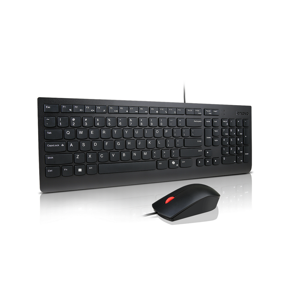Lenovo USB lyklaborð + mús sett með íslenskum stöfum og Copilot hnappa - image 3 [72fa17a9ba]