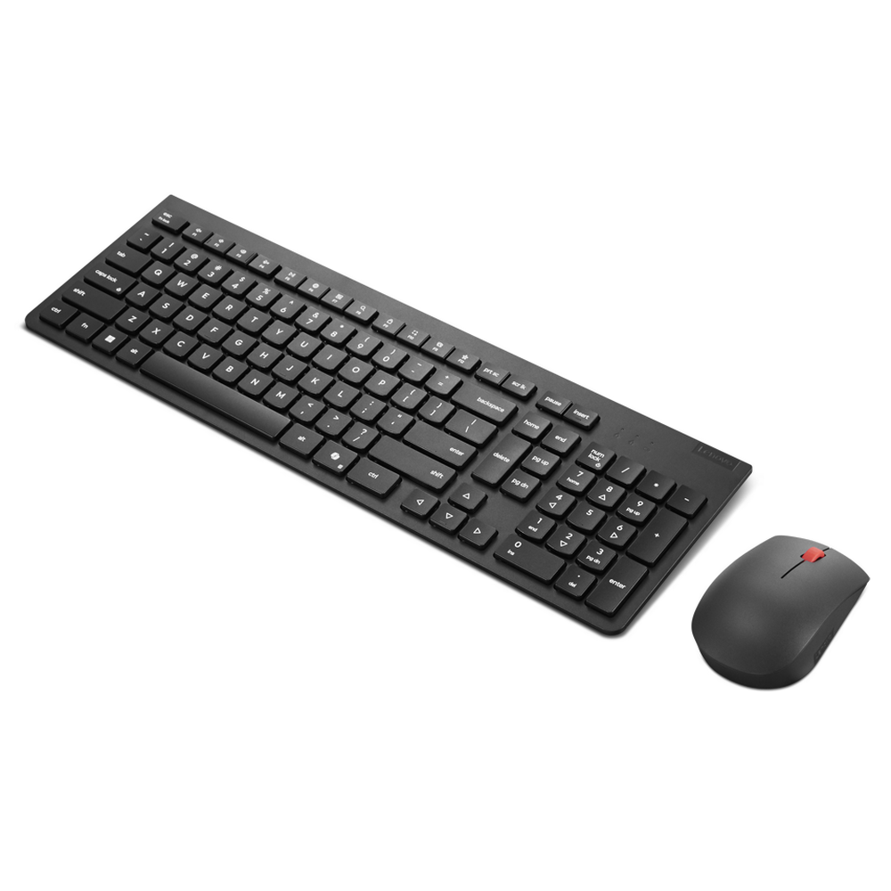 Lenovo Essential Gen2 þráðlaust lyklaborð + mús sett með íslenskum stöfum og Copilot hnappa - image 3 [719b52a80a]