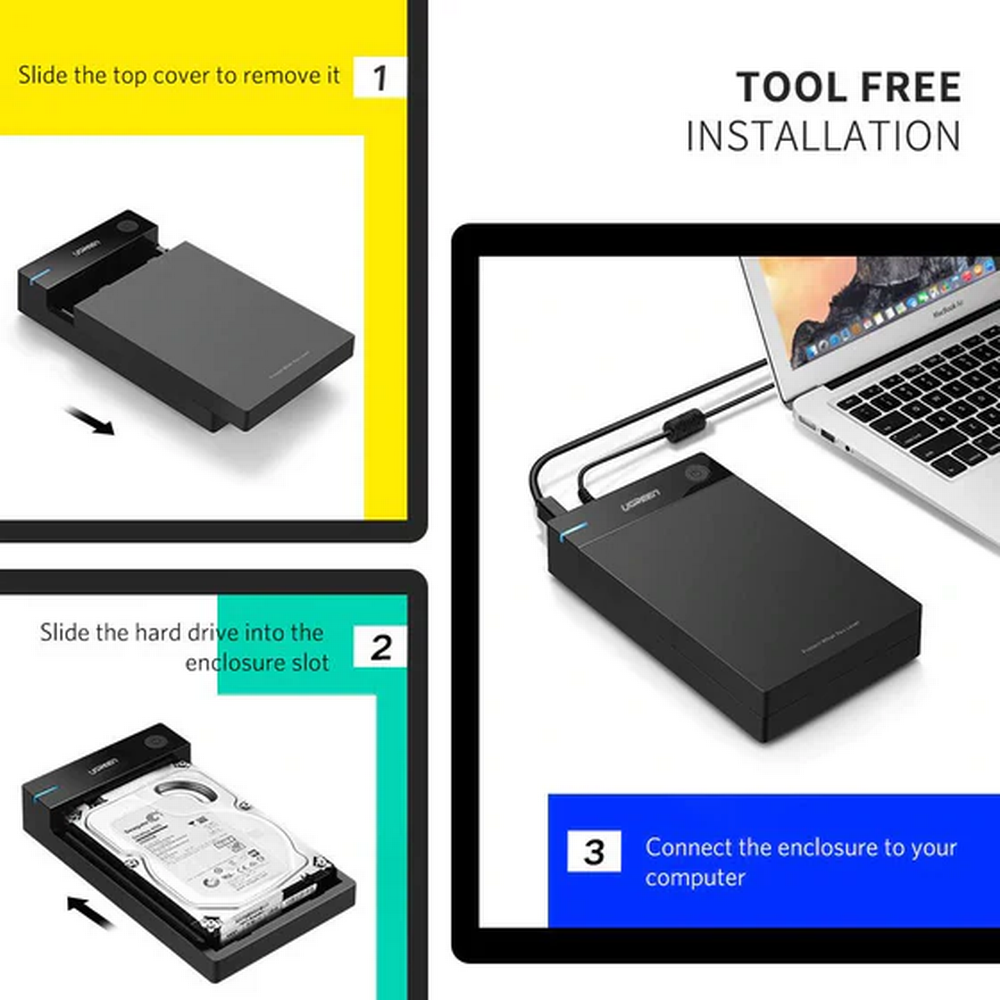 UGREEN USB 3.0 3.5" HDD hýsing - image 14 [0e4e56caa9]