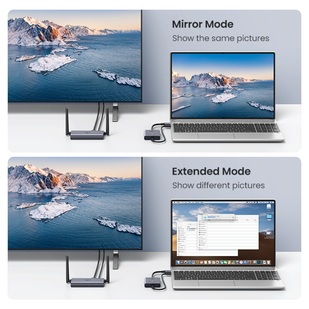 UGREEN þráðlaus HDMI myndmerkjasendir og móttakari - image 7 [5248b21df6]