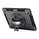 iPad 11"-10.9" spjaldtölvuhulstur með kickstand og hólf f. penna, svart - image 7 [88367baf36]