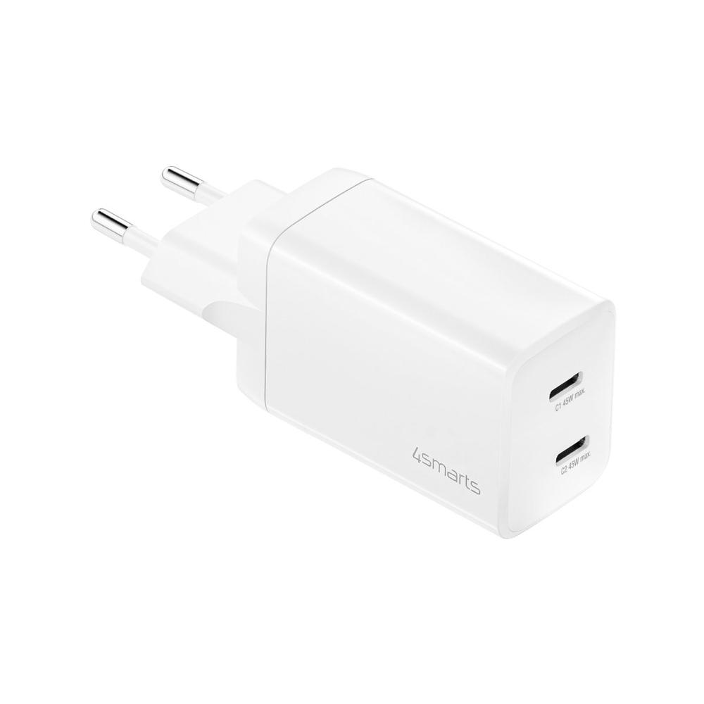 45W 4smarts 2x USB-C GaN hleðslutæki, hvítt - image 6 [1473c14057]