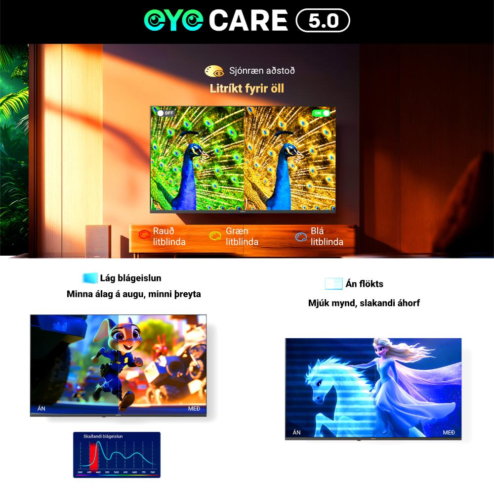 Metz 55" QD QLED+ Premium 120Hz 4K Dolby Vision/Atmos Google TV snjallsjónvarp - image 9 [8eeebca0c9]