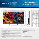 Metz 55" QD QLED+ Premium 120Hz 4K Dolby Vision/Atmos Google TV snjallsjónvarp - image 11 [fa7ff0f45e]