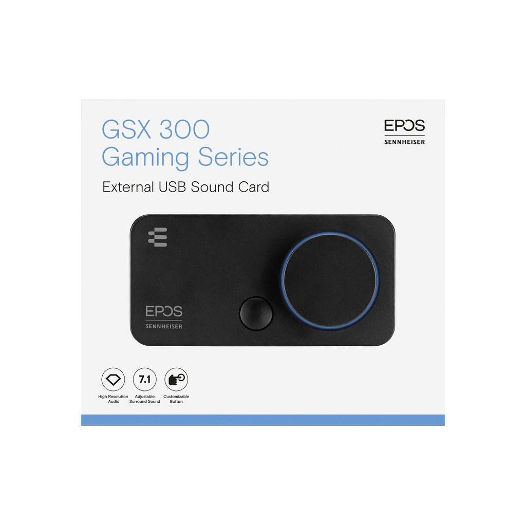 EPOS GSX 300 7.1 Virtual Surround hljóðkort - image 19 [4b5a88500d]