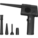 Goobay þráðlaus USB-C rykblásari með 5 hausum og innbyggðum skjá, svartur - image 2 [f5540dce34]