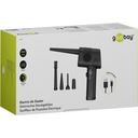 Goobay þráðlaus USB-C rykblásari með 5 hausum og innbyggðum skjá, svartur - image 3 [a1e5eabe9f]